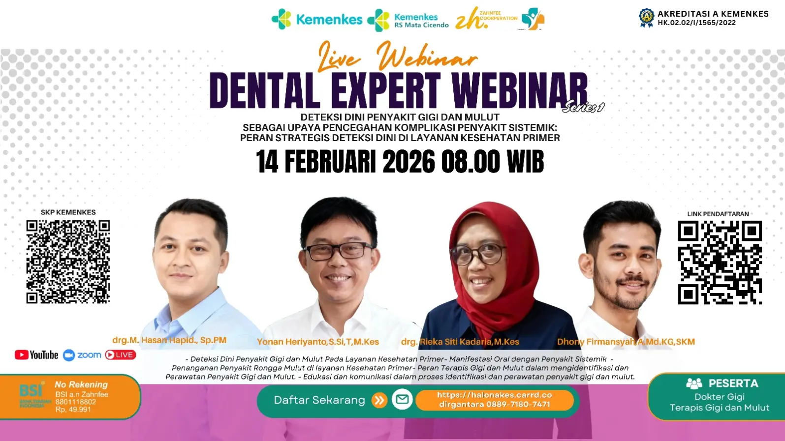 webinar dokter gigi