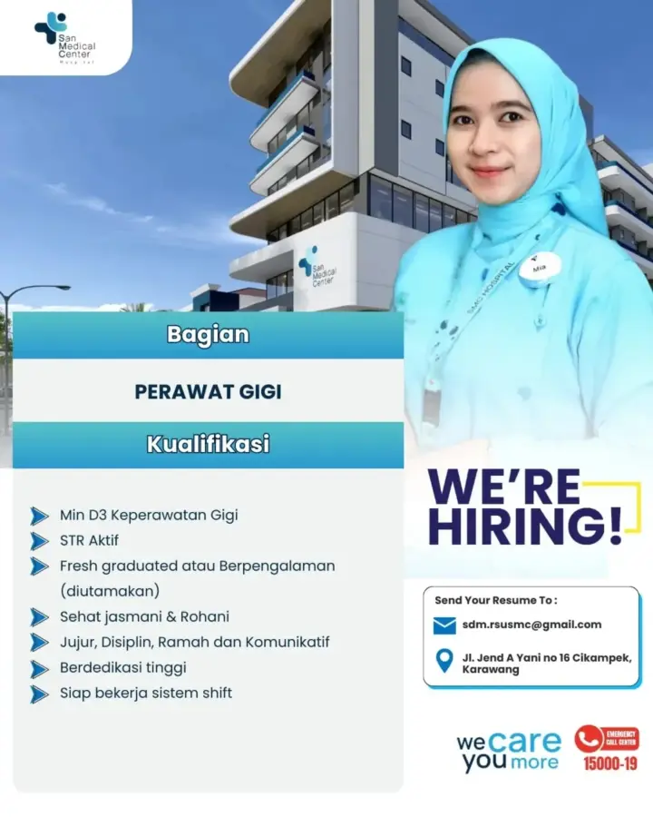 Lowongan Kerja Perawat Gigi Karawang 2026