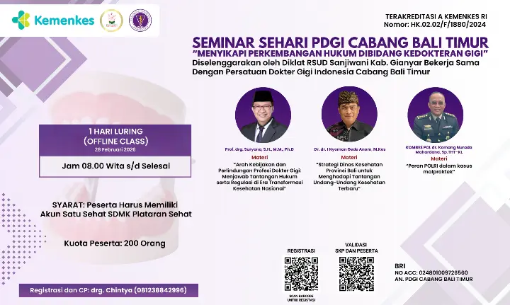 Edukasi hukum kedokteran gigi bagi kelancaran praktik kedokteran di Indonesia