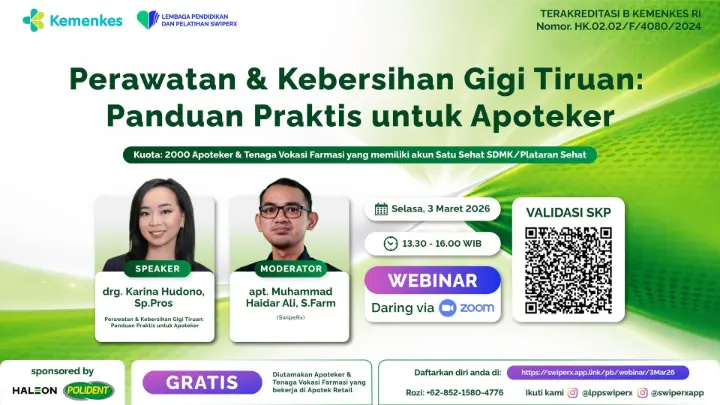 Perawatan & Kebersihan Gigi Tiruan: Panduan Praktis untuk Apoteker