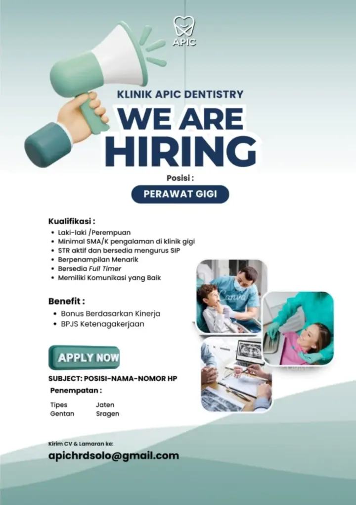 Lowongan Kerja Perawat Gigi Solo 2026