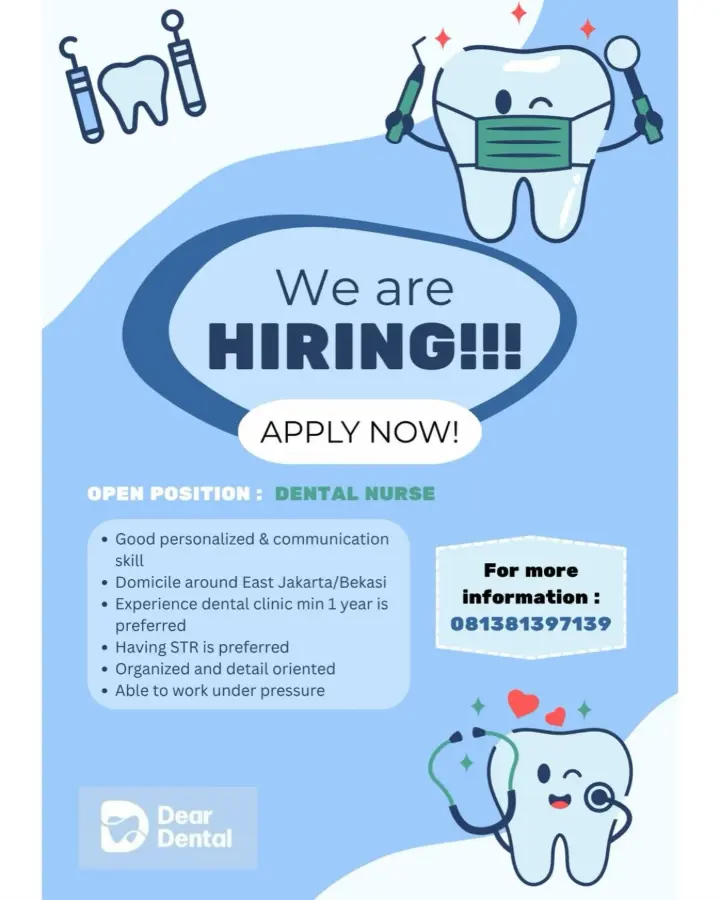 Lowongan Kerja Perawat Gigi Jakarta 2026