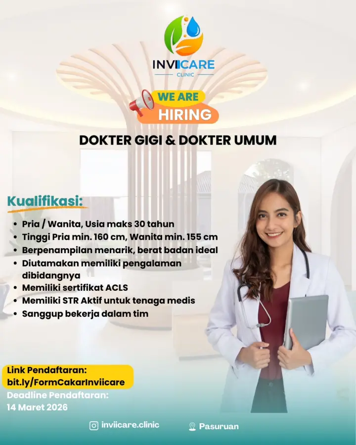 Lowongan Kerja Dokter Gigi Pasuruan 2026