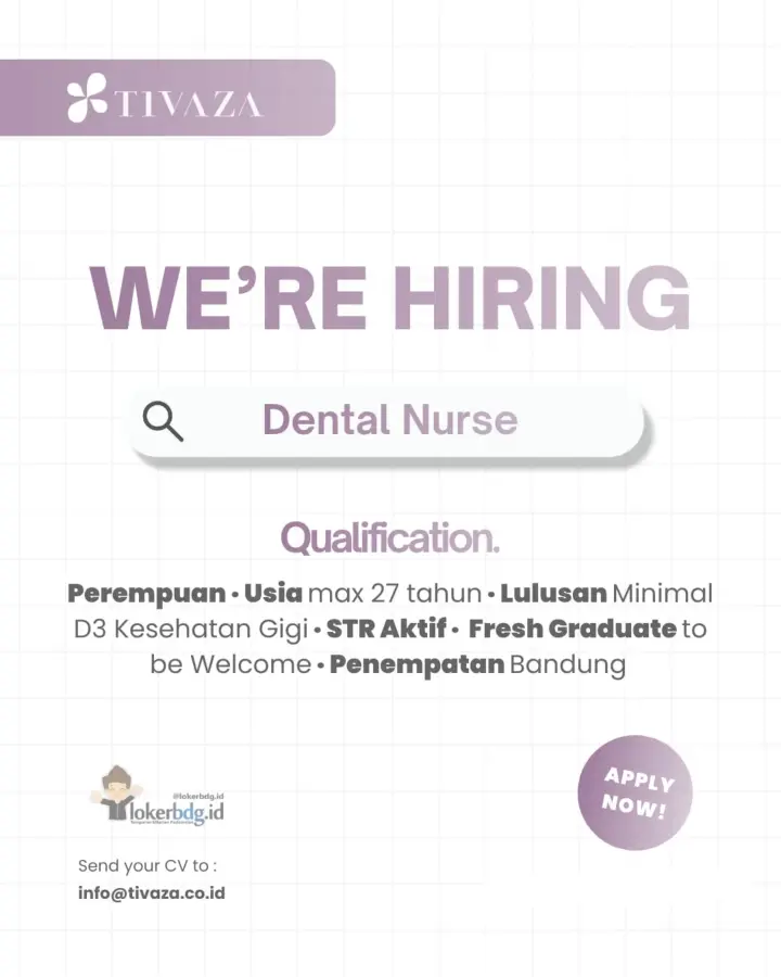 Lowongan Kerja Perawat Gigi Bandung 2026