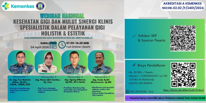 Webinar Sinergi Gigi Holistik &amp; Estetik Angkatan 1