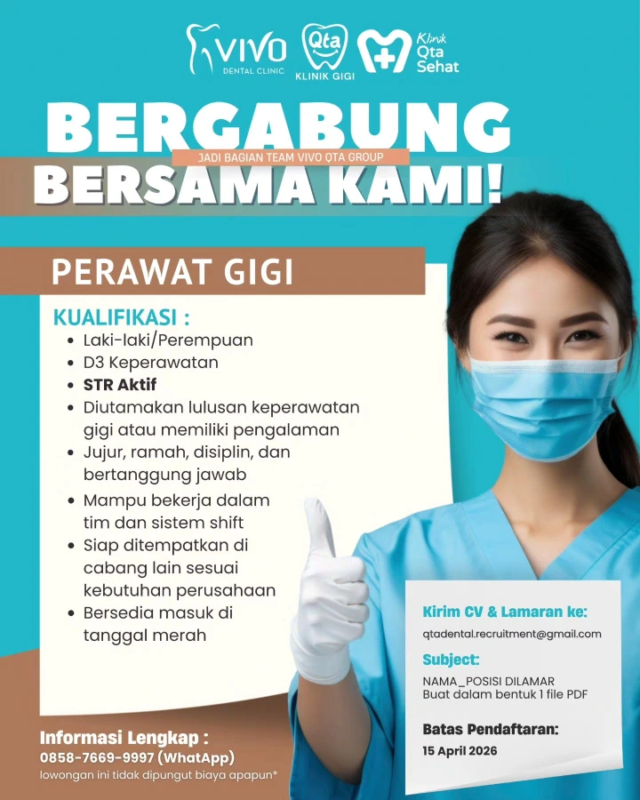 Lowongan Kerja Perawat Gigi Solo 2026