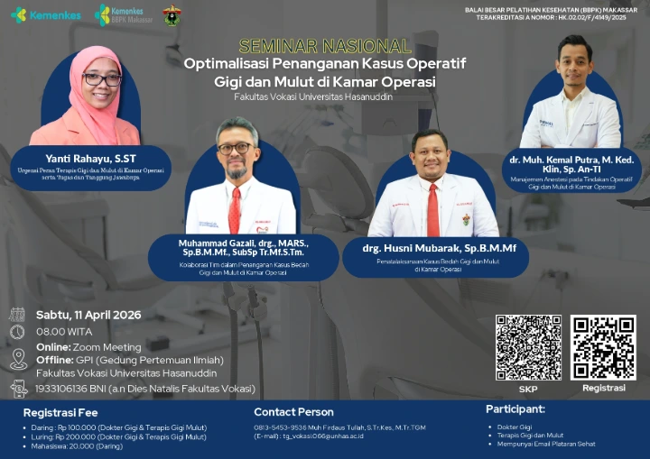 Penanganan Operatif Gigi di Kamar Operasi