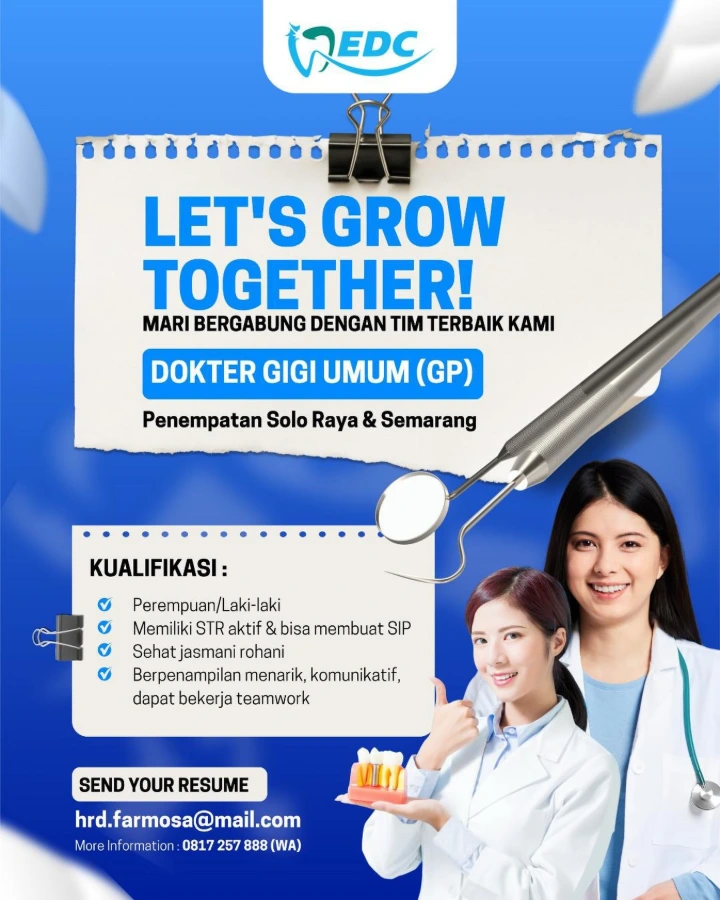 Lowongan Kerja Dokter Gigi Semarang 2026