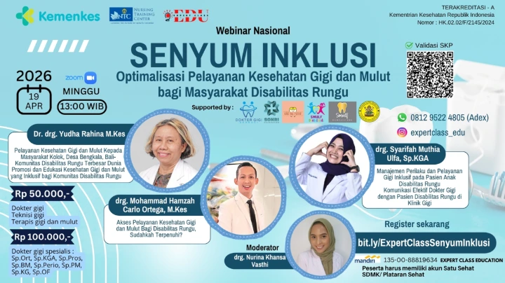 Webinar Senyum Inklusi: Gigi &amp; Disabilitas Rungu