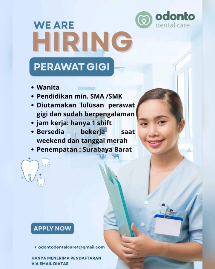 Lowongan Kerja Perawat Gigi Surabaya 2026