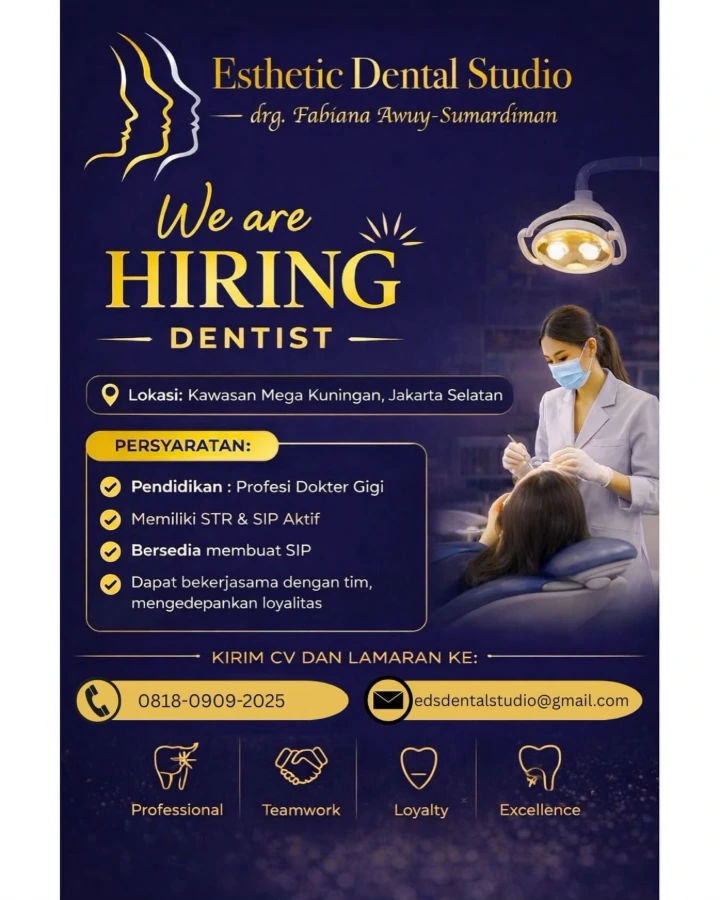 Lowongan Kerja Dokter Gigi Jakarta 2026