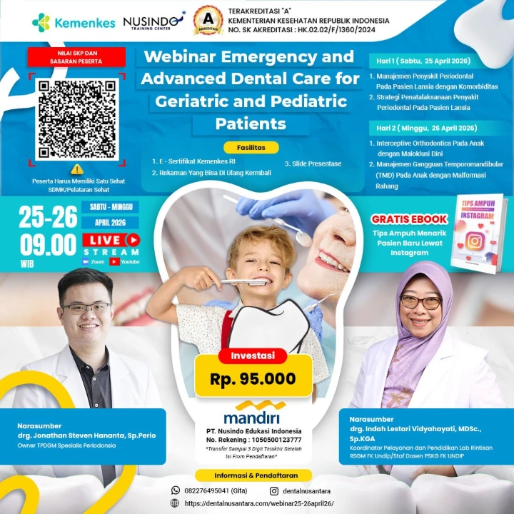 Emergency and Advanced Dental Care for Geriatric and Pediatric Patients