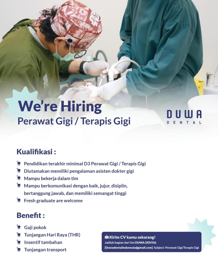 Lowongan Kerja Perawat Gigi Yogyakarta 2026