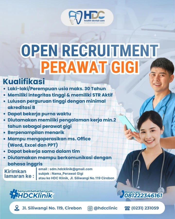 Lowongan Kerja Perawat Gigi Cirebon 2026