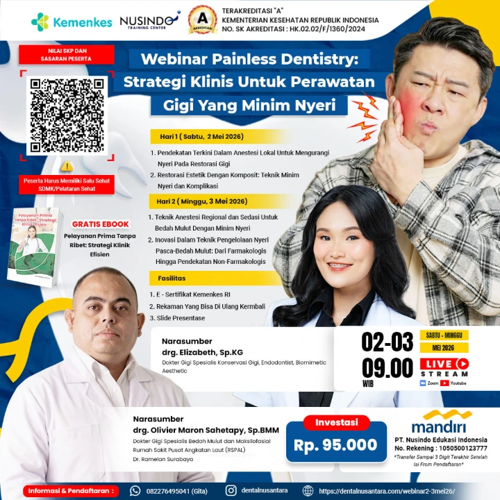 Painless Dentistry: Strategi Klinis untuk Perawatan Gigi yang Nyeri