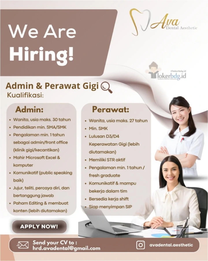 Lowongan Kerja Perawat Gigi Bandung 2026
