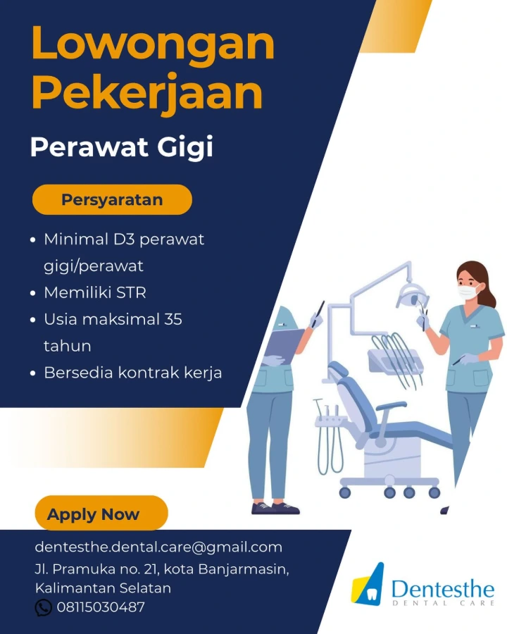 Lowongan Kerja Perawat Gigi Banjarmasin 2026