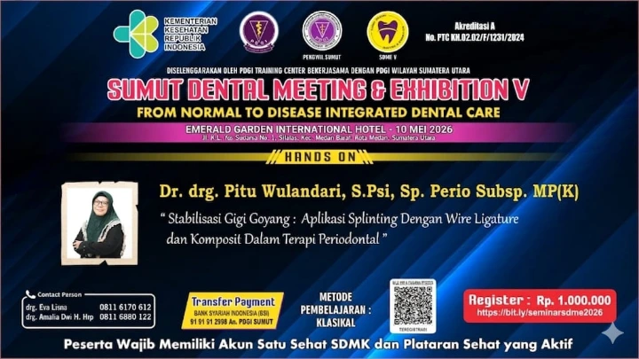 Workshop SUMUT DENTAL MEETING &amp; EXHIBITION V (SDME V)