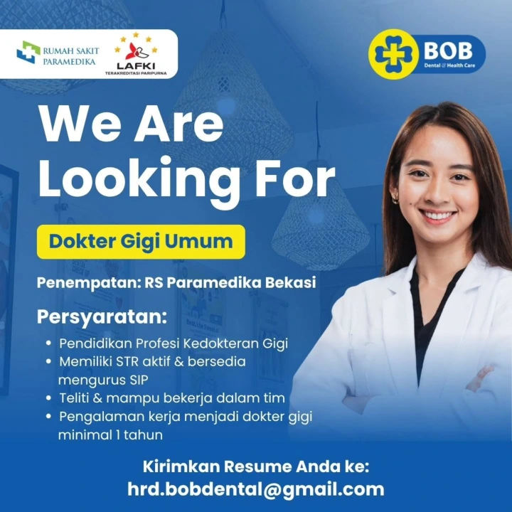 Lowongan Kerja Dokter Gigi Bekasi 2026