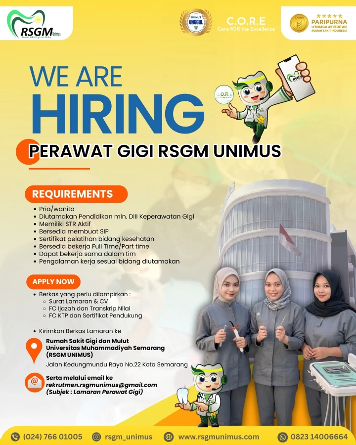 Lowongan Kerja Perawat Gigi Semarang 2026