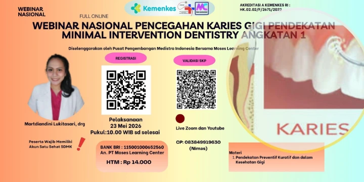 Webinar Nasional Pencegahan Karies Gigi