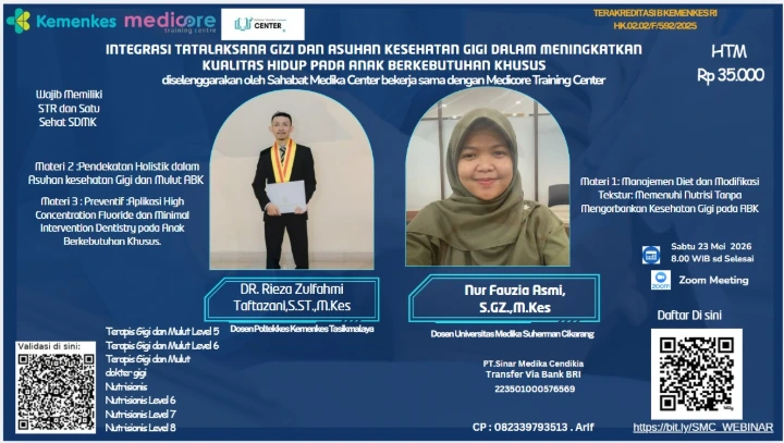 Webinar Asuhan Gigi & Gizi Anak Berkebutuhan Khusus