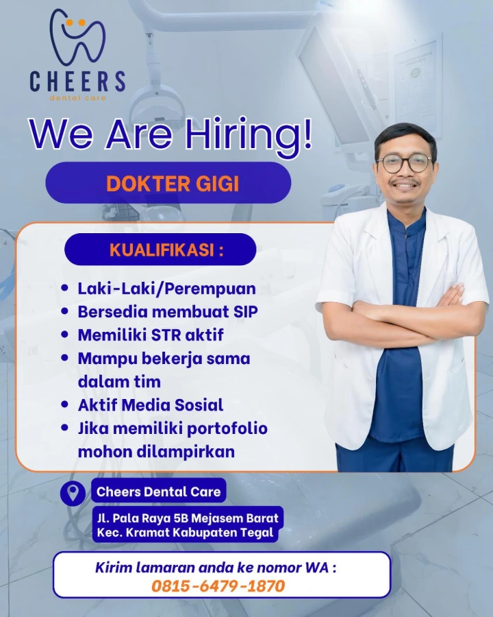 Lowongan Kerja Dokter Gigi Tegal 2026