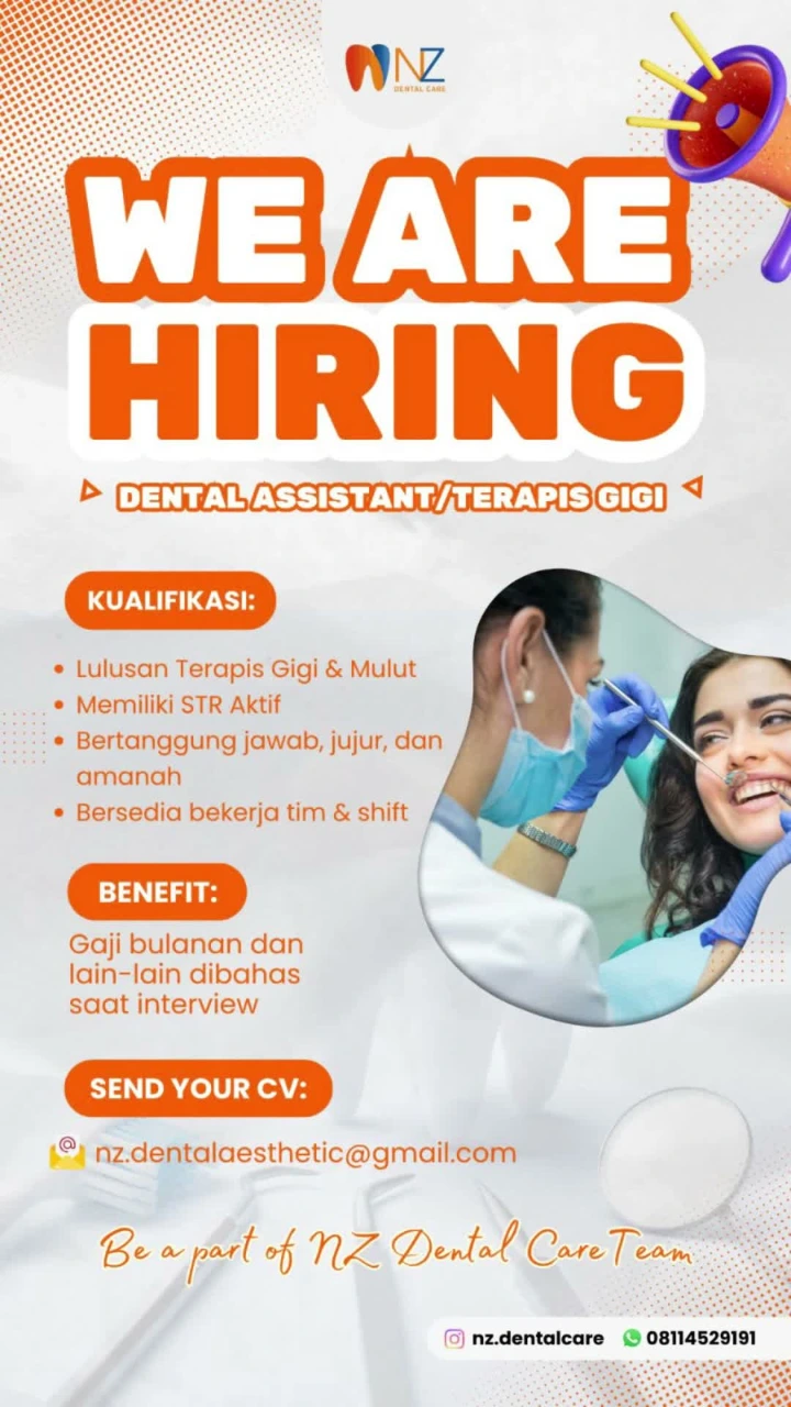 Lowongan Kerja Asisten Dokter Gigi 2026