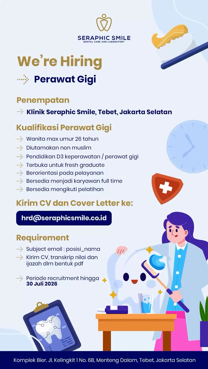 Lowongan Kerja Perawat Gigi Jakarta 2026