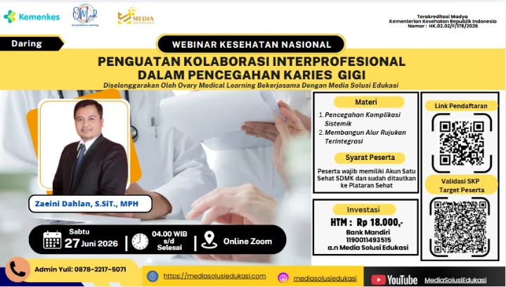 Webinar Kolaborasi Karies Gigi