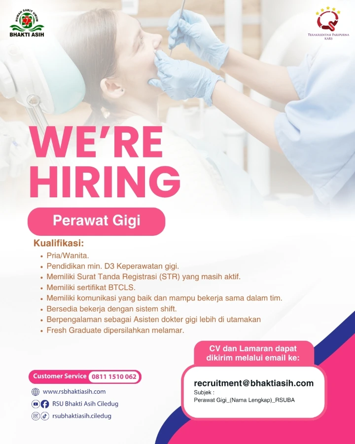 Lowongan Kerja Perawat Gigi Banten 2026