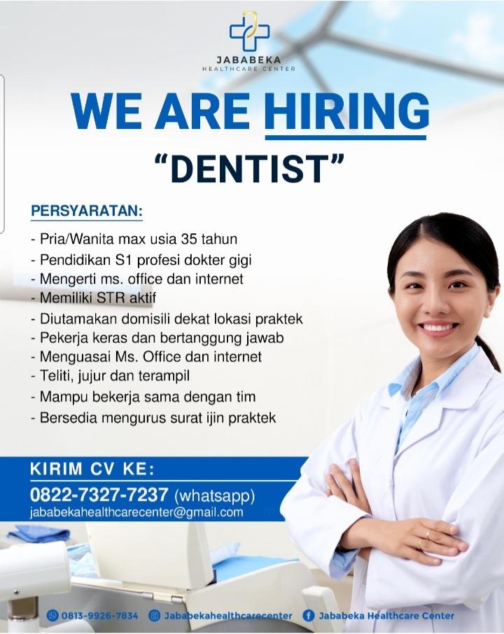 Lowongan Kerja Dokter Gigi Bekasi 2026