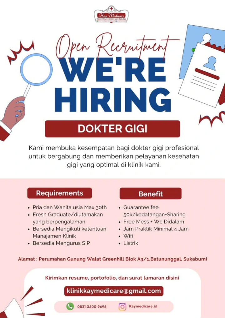 Lowongan Kerja Dokter Gigi Sukabumi 2026