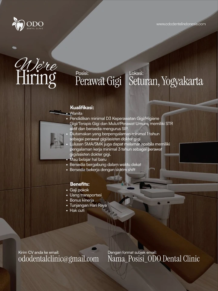 Lowongan Kerja Perawat Gigi Yogyakarta 2026
