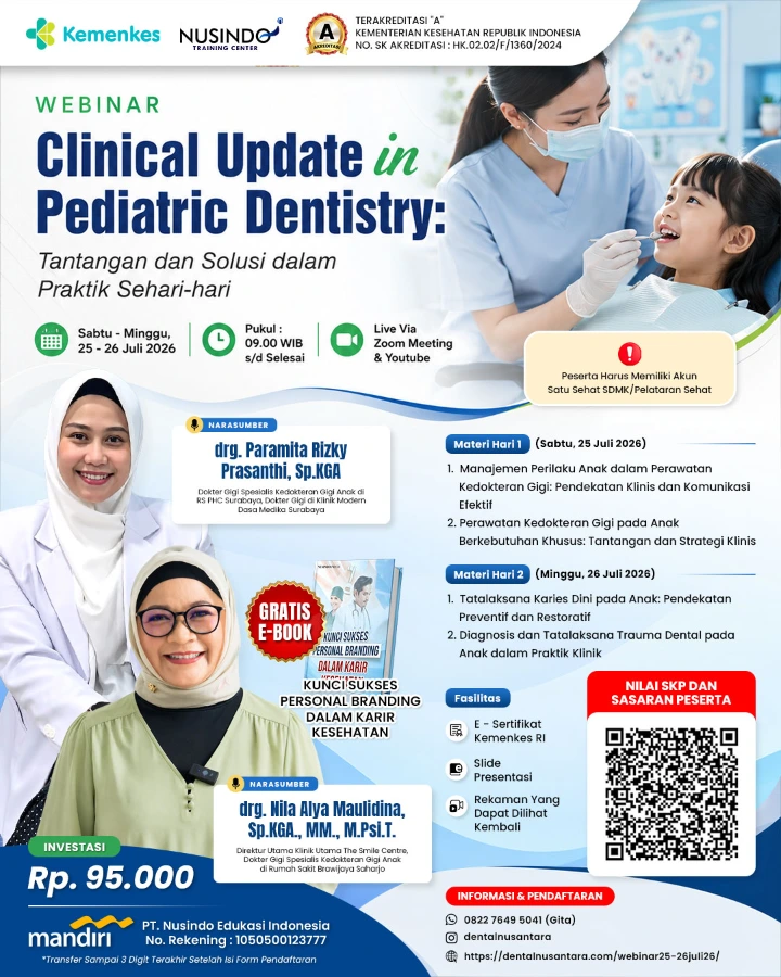 Webinar Clinical Update in Pediatric Dentistry