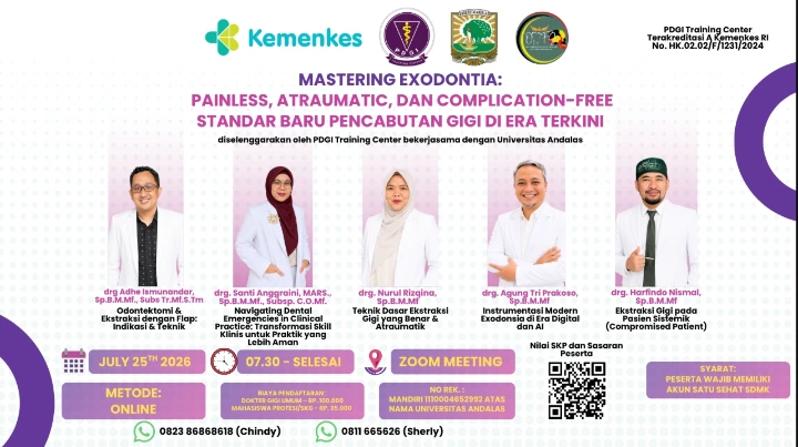 Webinar Mastering Exodontia Cabut Gigi Tanpa Sakit