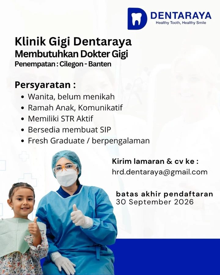 Lowongan Kerja Dokter Gigi Banten 2026