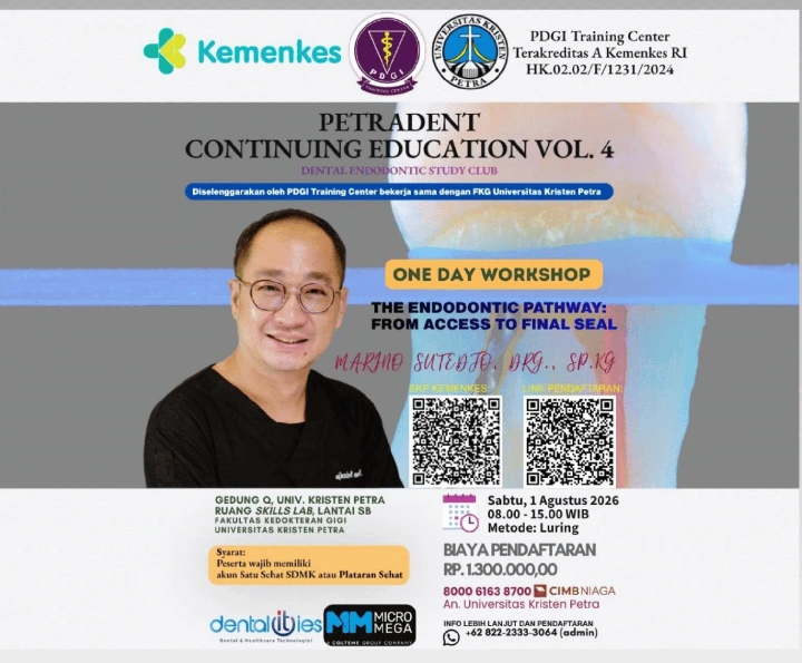 Petradent Continuing Education Vol. 4 “Dental Endodontic Study Club” 2026 Angkatan 1