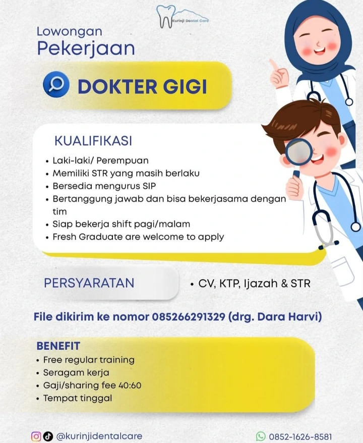 Lowongan Kerja Dokter Gigi Jambi 2026