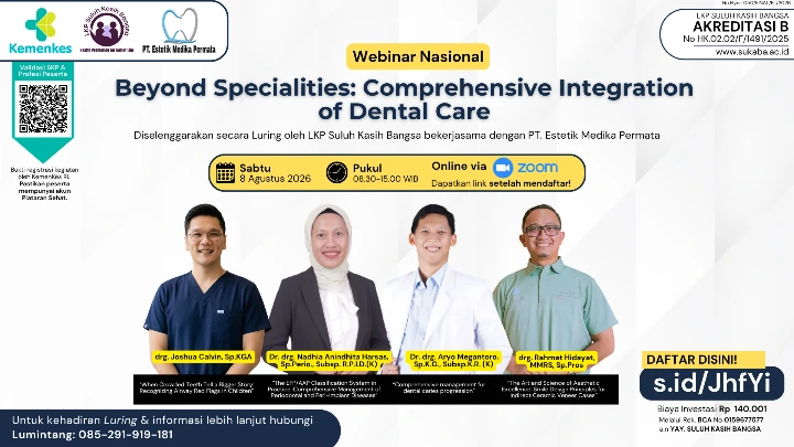 Webinar Nasional: Comprehensive Integration of Dental Care
