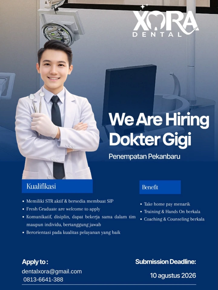 Lowongan Kerja Dokter Gigi Pekanbaru 2026