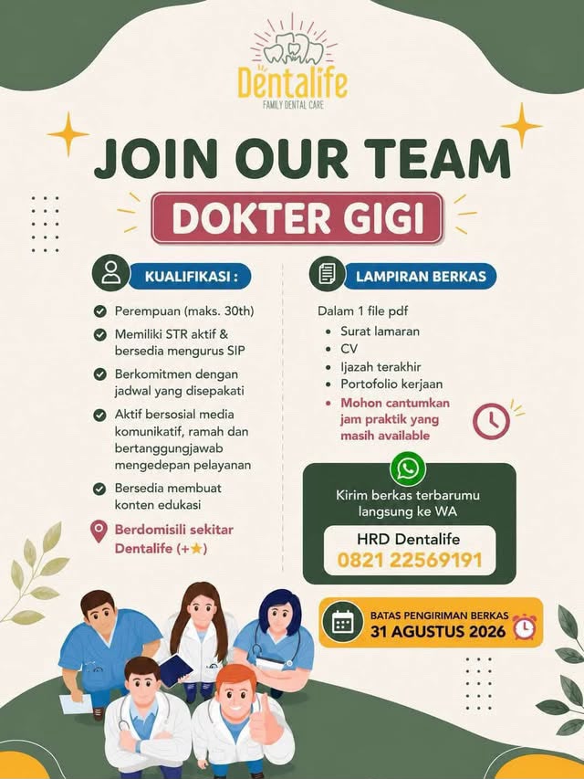 Lowongan Kerja Dokter Gigi Surabaya 2026