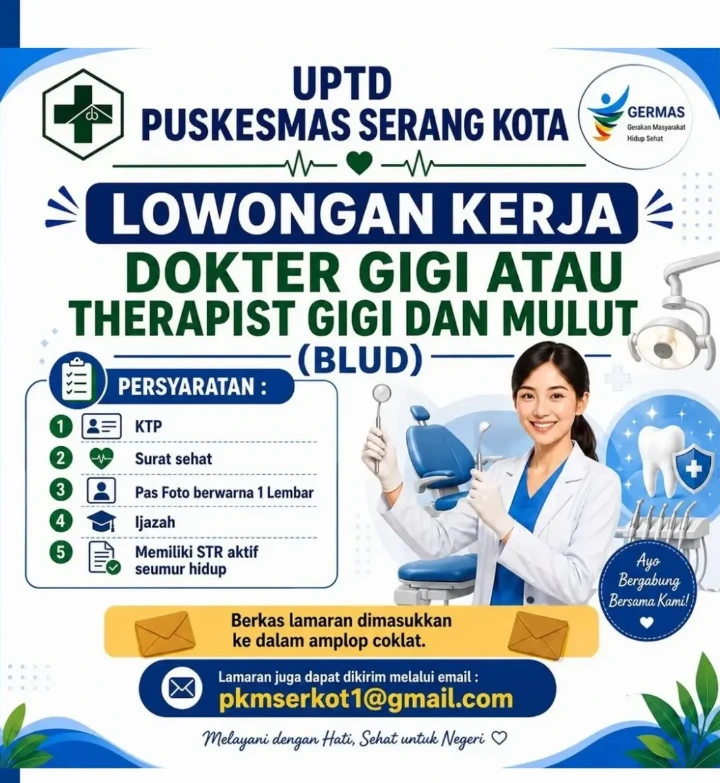 Lowongan Kerja Dokter Gigi Banten 2026