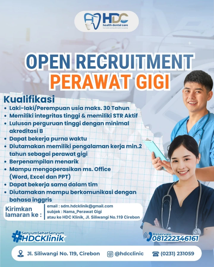Lowongan Kerja Perawat Gigi Cirebon 2026