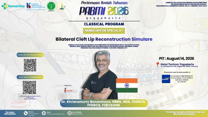 PIT PABMI 2026: Bilateral Cleft Lip Reconstruction Simulare Angkatan 1