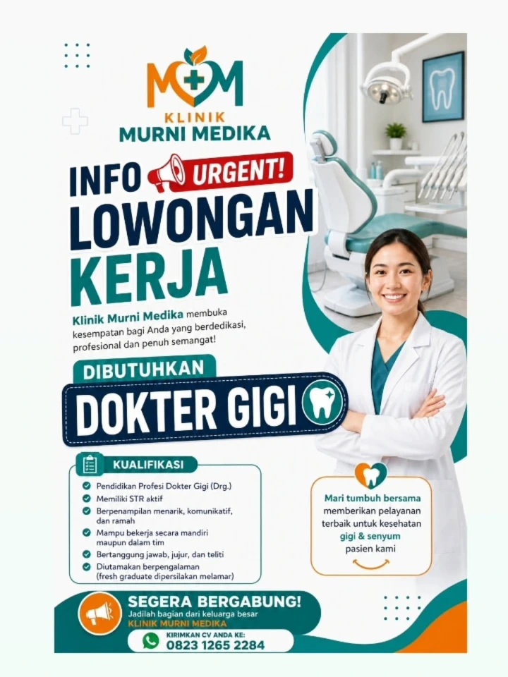 Lowongan Kerja Dokter Gigi Banten 2026