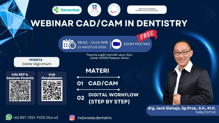 Webinar CADCAM In Dentistry