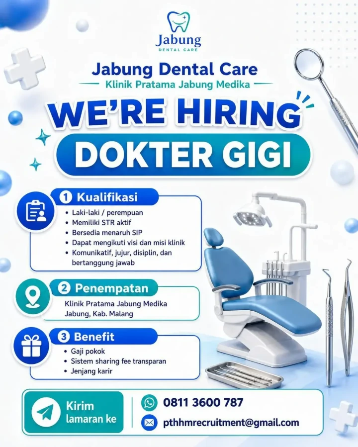 Lowongan Kerja Dokter Gigi Malang 2026