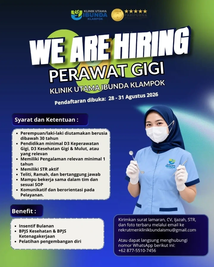 Lowongan Kerja Perawat Gigi Banjarnegara 2026