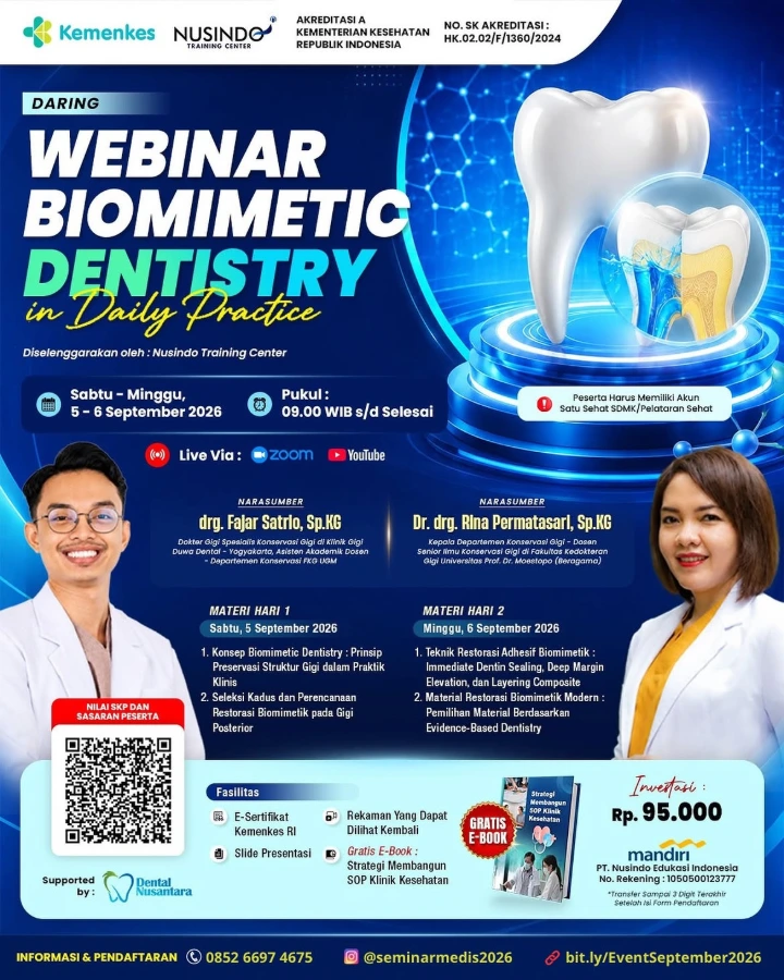 Webinar Biomimetic Dentistry in Daily Practice